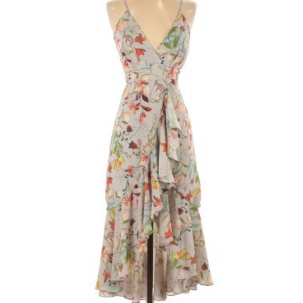 Floral Wrap Dress